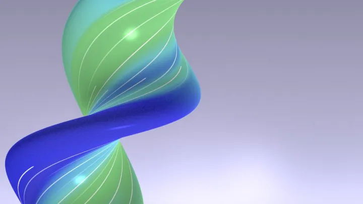 Flowing Ribbon 3